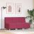 Scaune canapea 3 pcs bordo 55 x 74 x 82 cm Catifea GartenMobel Dekor