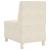 Scaune canapea 3 pcs Crem 55 x 74 x 82 cm Catifea GartenMobel Dekor