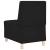 Scaune canapea 3 pcs Negru 55 x 74 x 82 cm Piele artificială GartenMobel Dekor