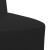 Scaune canapea 3 pcs Negru 55 x 74 x 82 cm Piele artificială GartenMobel Dekor