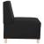 Scaune canapea 3 pcs Negru 55 x 74 x 82 cm Piele artificială GartenMobel Dekor