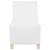 Scaune canapea 3 pcs Alb 55 x 74 x 82 cm Piele artificială GartenMobel Dekor