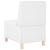Scaune canapea 3 pcs Alb 55 x 74 x 82 cm Piele artificială GartenMobel Dekor