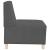 Sofa Chiar 3 pcs Gri închis 55 x 74 x 82 cm Țesătură de catifea GartenMobel Dekor