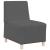 Sofa Chiar 3 pcs Gri închis 55 x 74 x 82 cm Țesătură de catifea GartenMobel Dekor
