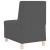 Sofa Chiar 3 pcs Gri închis 55 x 74 x 82 cm Țesătură de catifea GartenMobel Dekor