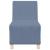 Sofa Chiar 3 pcs albastru 55 x 74 x 82 cm Țesătură de catifea GartenMobel Dekor