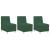Sofa Chiar 3 pcs Verde junglă 55 x 74 x 82 cm GartenMobel Dekor