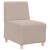 Sofa Chiar 3 pcs Gri deschis 55 x 74 x 82 cm GartenMobel Dekor