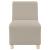 Sofa Chiar 3 pcs Gri deschis 55 x 74 x 82 cm GartenMobel Dekor