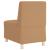Sofa Chiar 3 pcs Bej 55 x 74 x 82 cm Țesătură de catifea GartenMobel Dekor
