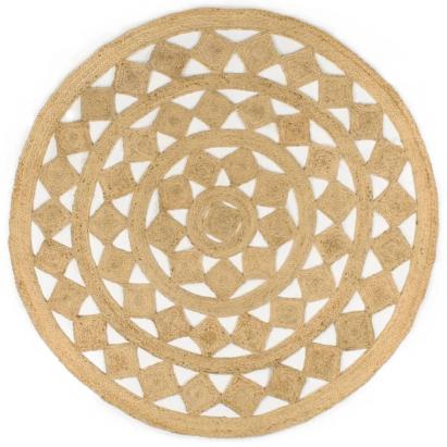 Covor manual din iută împletită, 180 cm GartenMobel Dekor