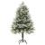 Brad de Crăciun pre-iluminat conuri de pin verde 120 cm PVC/PE GartenMobel Dekor