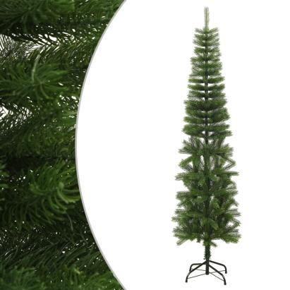 Brad de Crăciun artificial slim cu suport, 240 cm, PE GartenMobel Dekor