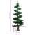 Brad Crăciun pre-iluminat ondulat cu ghiveci verde 120 cm PVC GartenMobel Dekor