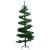 Brad Crăciun pre-iluminat ondulat cu suport, verde, 180 cm, PVC GartenMobel Dekor