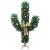 Cactus de Crăciun cu suport și LED, verde, 210 cm, PVC GartenMobel Dekor