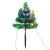 Brazi de Crăciun de alee, 6 buc., LED-uri multicolore 45 cm PVC GartenMobel Dekor