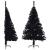 Jumătate de brad de Crăciun cu suport, negru, 150 cm, PVC GartenMobel Dekor