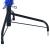 Jumătate brad de Crăciun artificial suport, albastru 240 cm PVC GartenMobel Dekor