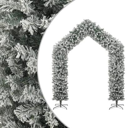Arcadă pom de Crăciun cu zăpadă pufoasă, 270 cm GartenMobel Dekor