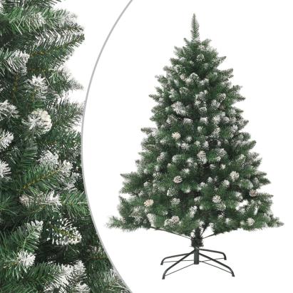 Brad de Crăciun artificial cu suport, 120 cm, PVC GartenMobel Dekor