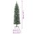 Brad de Crăciun artificial slim cu suport, 180 cm, PVC GartenMobel Dekor