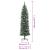 Brad de Crăciun artificial slim cu suport, 210 cm, PVC GartenMobel Dekor