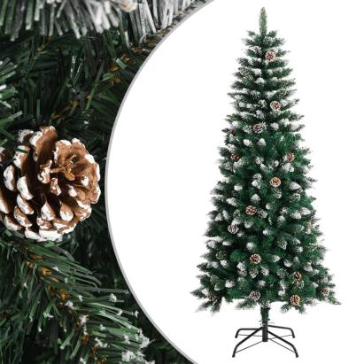 Pom de Crăciun artificial cu suport, verde, 150 cm, PVC GartenMobel Dekor