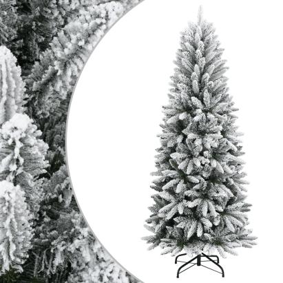 Brad de Crăciun artificial cu zăpadă, 120 cm, PVC&PE GartenMobel Dekor
