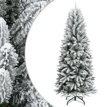 Brad de Crăciun artificial cu zăpadă pufoasă, 180 cm, PVC&PE GartenMobel Dekor