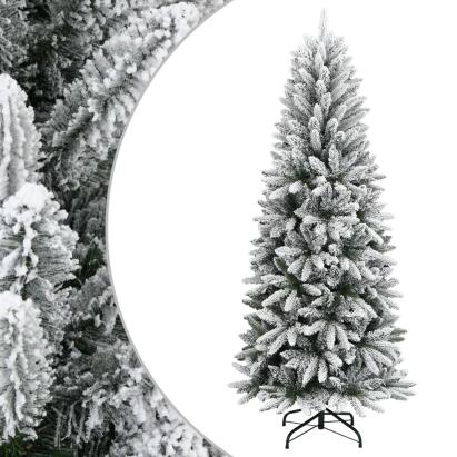 Brad de Crăciun artificial cu zăpadă pufoasă, 240 cm, PVC & PE GartenMobel Dekor