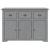 Servantă "BODO", gri, 115,5x44x80 cm, lemn masiv de pin GartenMobel Dekor