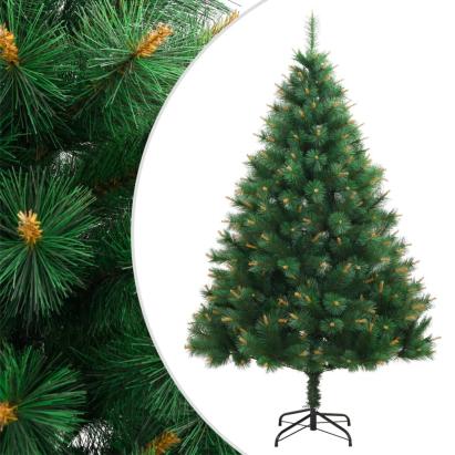 Brad de Crăciun artificial cu suport și balamale, 150 cm GartenMobel Dekor