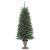 Brazi de Crăciun artificiali 2 buc. 100 LED-uri verde 120 cm GartenMobel Dekor