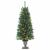 Brazi de Crăciun artificiali 2 buc. 100 LED-uri verde 120 cm GartenMobel Dekor