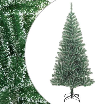 Brad de Crăciun artificial cu zăpadă pufoasă, verde, 210 cm GartenMobel Dekor