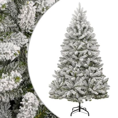 Pom de Crăciun artificial cu balamale și zăpadă 270 cm GartenMobel Dekor