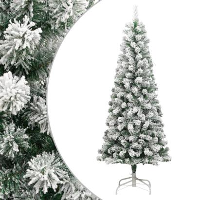 Brad de Crăciun artificial cu balamale și zăpadă pufoasă 210 cm GartenMobel Dekor