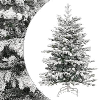 Brad de Crăciun artificial cu balamale și zăpadă pufoasă 240 cm GartenMobel Dekor