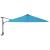 Umbrelă de soare montate pe perete cu LED-uri Sea Blue, 290 cm GartenMobel Dekor