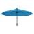 Umbrelă de soare montate pe perete cu LED-uri Sea Blue, 290 cm GartenMobel Dekor