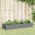 Jardinieră grădină cu țăruși, gri deschis, 125x40x28,5 cm PP GartenMobel Dekor