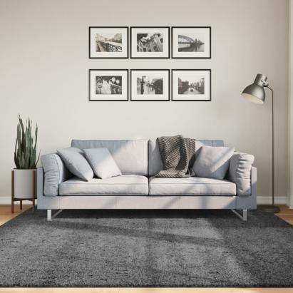 Covor „OVIEDO”, fire scurte, antracit, 200x200 cm GartenMobel Dekor