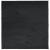 Covor „OVIEDO”, fire scurte, negru, 120x120 cm GartenMobel Dekor