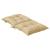 Perne scaun cu spătar mic, 6 buc. melanj bej 100x50x7 cm textil GartenMobel Dekor