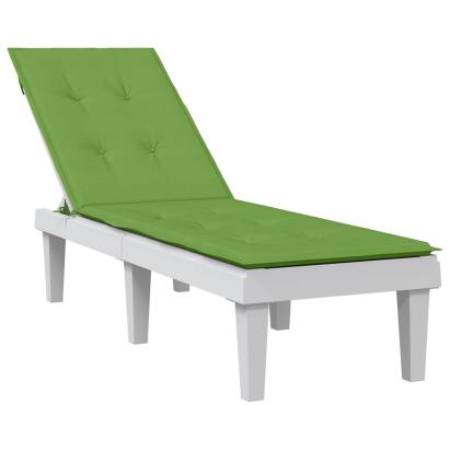 Pernă de șezlong, melanj verde, (75+105) x 50 x 4 cm textil GartenMobel Dekor