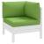Perne de paleți, 3 buc, melanj verde aprins, material textil GartenMobel Dekor