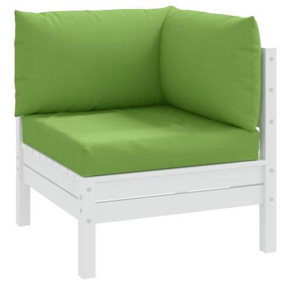 Perne de paleți, 3 buc, melanj verde aprins, material textil GartenMobel Dekor