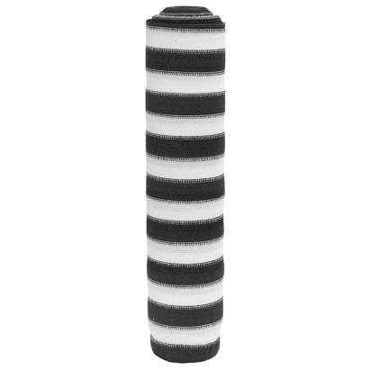 Plasă protecție intimitate antracit/alb 1,2x25 m HDPE 150 g/m² GartenMobel Dekor